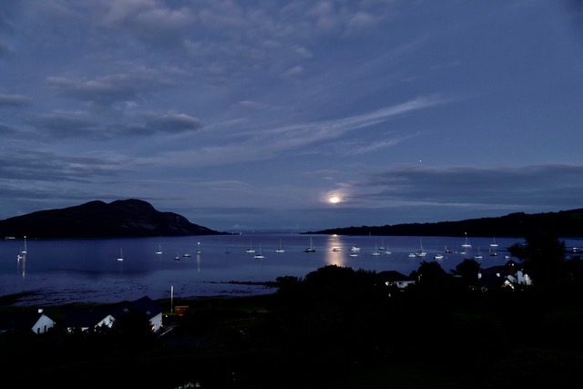 lamlash at night