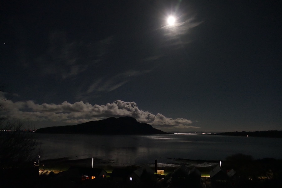 holy isle moonlight